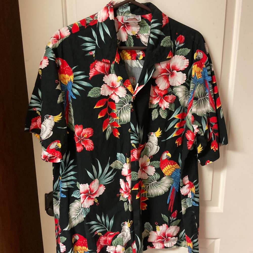 Vintage Made in Hawaii Button Down Shirt Size XL
